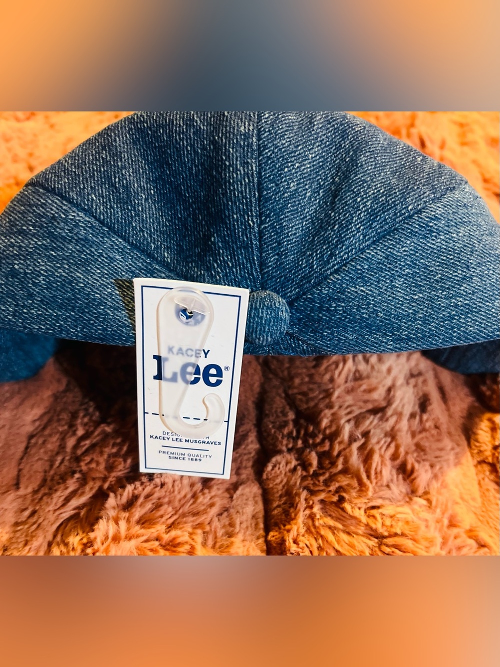 Kacey Lee Women’s Dad Hat Denim - Picture 2 of 3